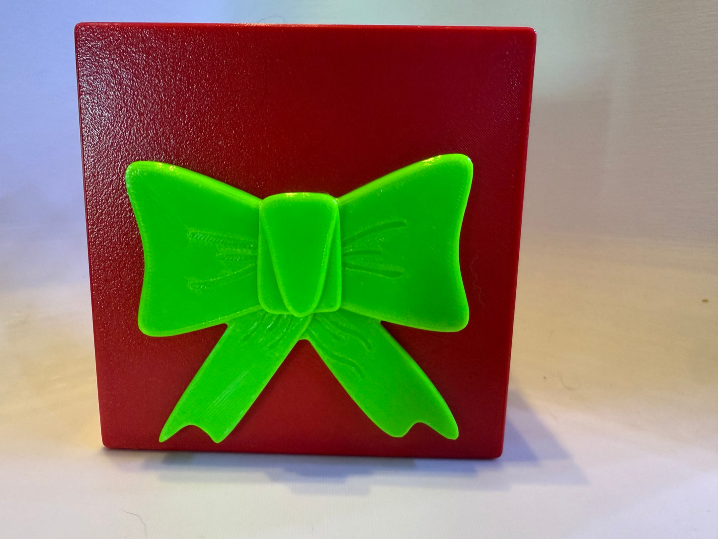 Present Hide with Embossed Bow
