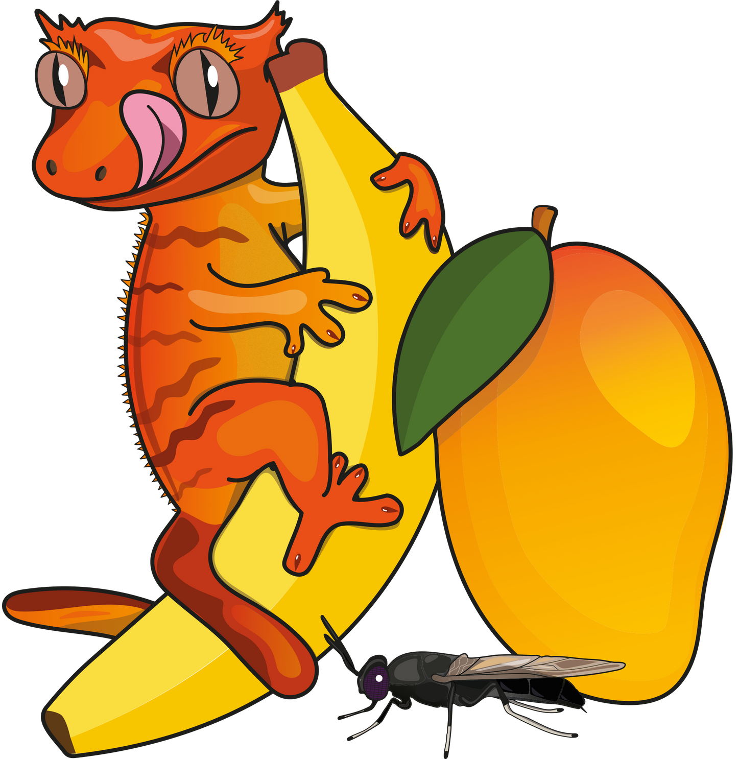Fruit and Bug Gecko Diet