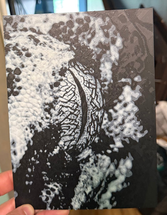 3D Printed Gargoyle Gecko Eye Picture