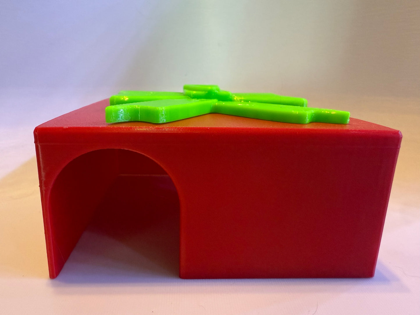 Present Hide with Embossed Bow