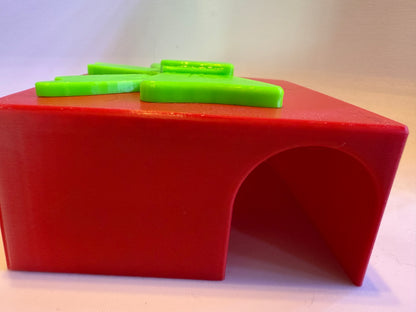 Present Hide with Embossed Bow