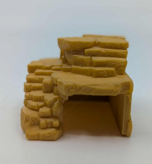 Stepped Mesa – Hide and Climb Reptile Décor